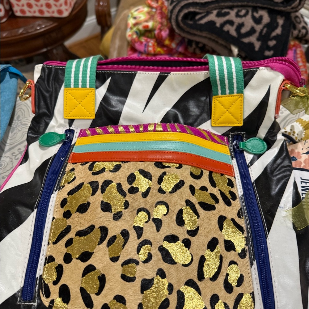 Plunder -brand new never used Multicolor Animal Print Women's Bag